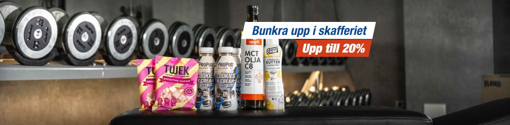 Kosttillskott & livsmedel  upp till 20%
